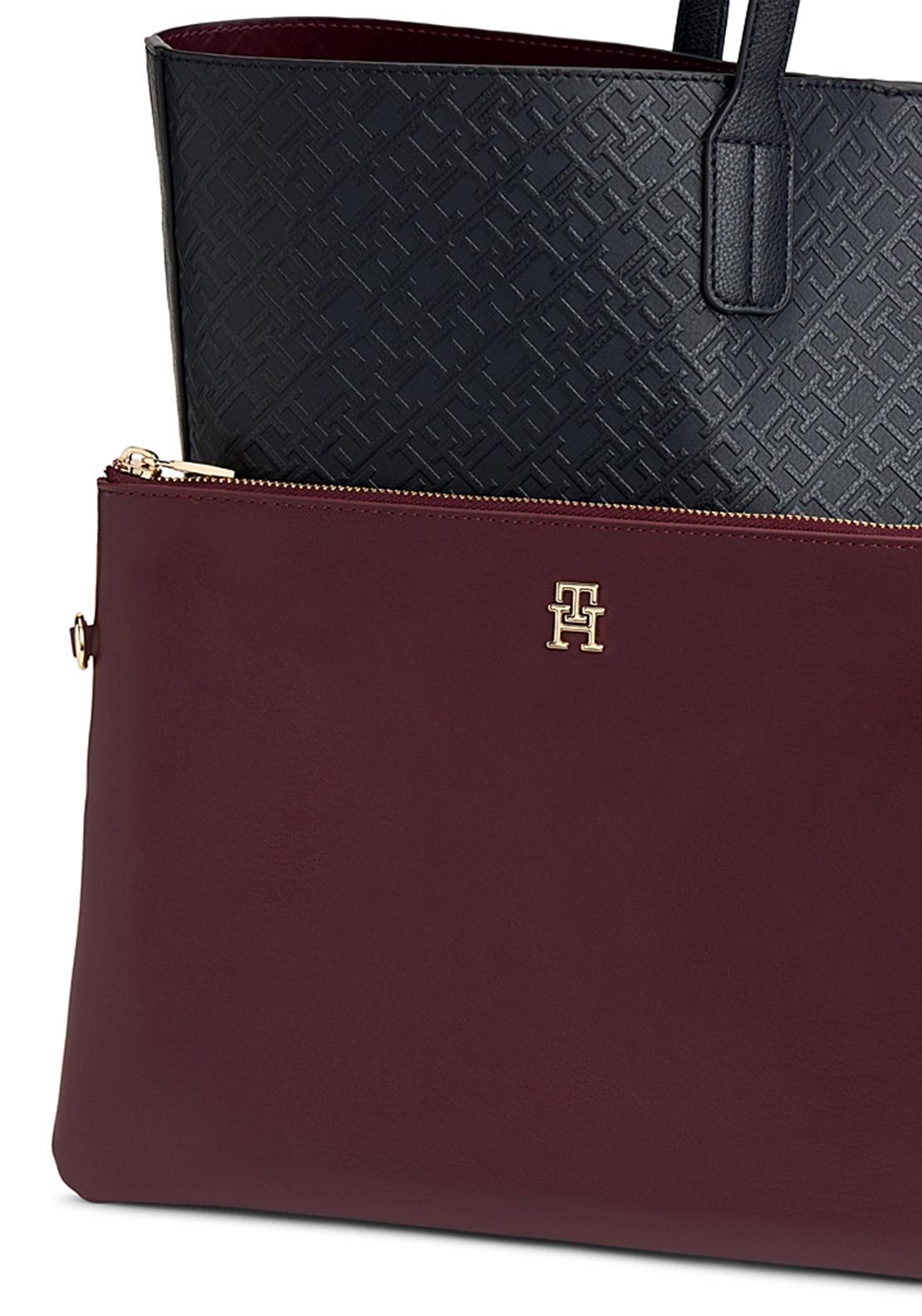 Tommy Hilfiger Icon Embossed Tote Bag, Navy