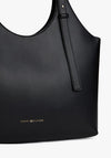 Tommy Hilfiger Pebbled Large Tote Bag, Black