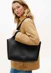 Tommy Hilfiger Pebbled Large Tote Bag, Black