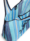 Tommy Hilfiger Mesh Beach Tote Bag, Blue Multi