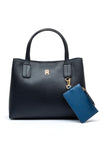 Tommy Hilfiger Icon Medium Satchel Bag, Navy