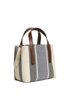 Tommy Hilfiger Small City Jacquard Satchel, Navy