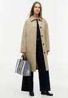 Tommy Hilfiger Large City Jacquard Satchel, Navy