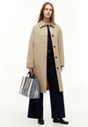 Tommy Hilfiger Large City Jacquard Satchel, Navy
