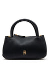 Tommy Hilfiger Logotape Mini Satchel Grab Bag, Black