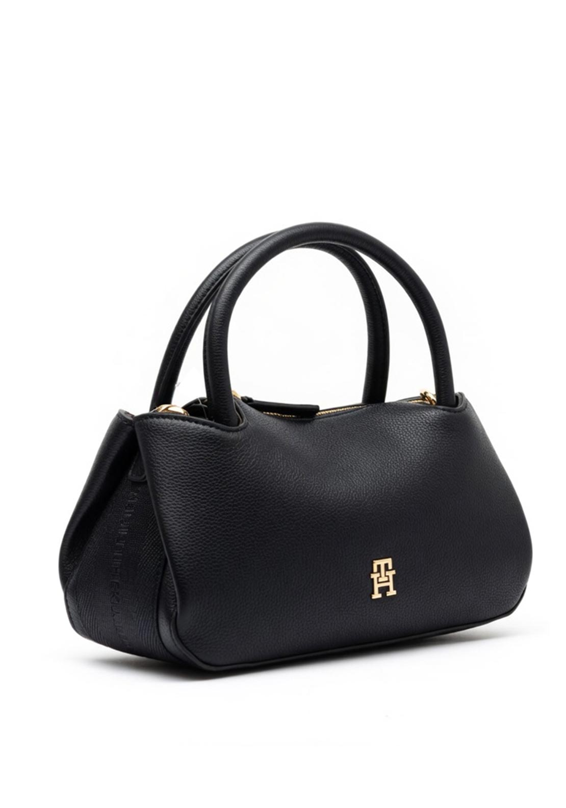 Tommy Hilfiger Logotape Mini Satchel Grab Bag, Black