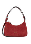 Tommy Hilfiger Suede Shoulder Bag, Red