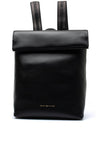 Tommy Hilfiger Logo Tape Fold Over Backpack, Black