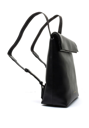 Tommy Hilfiger Logo Tape Fold Over Backpack, Black