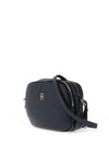 Tommy Hilfiger Plaque Monogram Crossbody Bag, Navy