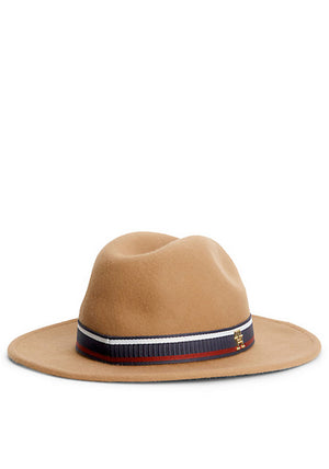 Tommy Hilfiger Womens Fedora Hat, Camel