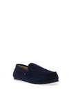 Tommy Hilfiger Fleece Lined Driver Slippers, Navy