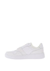 Tommy Jeans Mens Essential Retro Leather Basketball Trainers, White