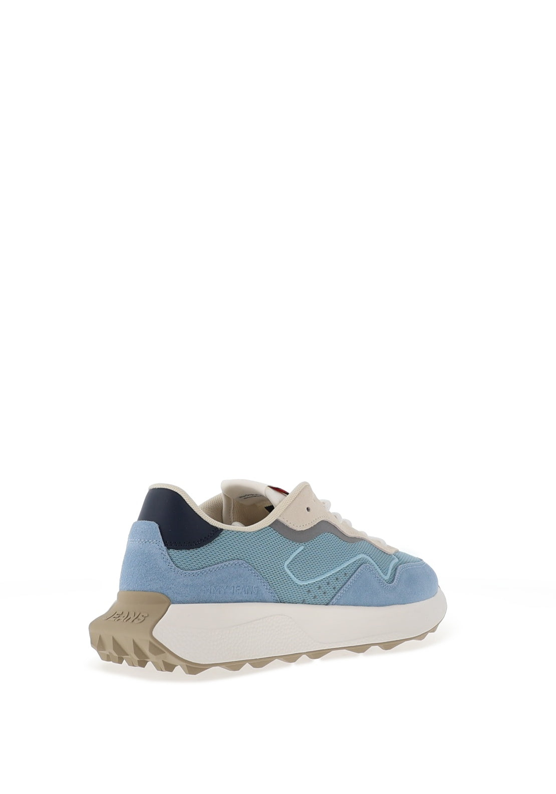 Tommy Jeans Men’s Mix Material Trainers, Skyscrape Blue