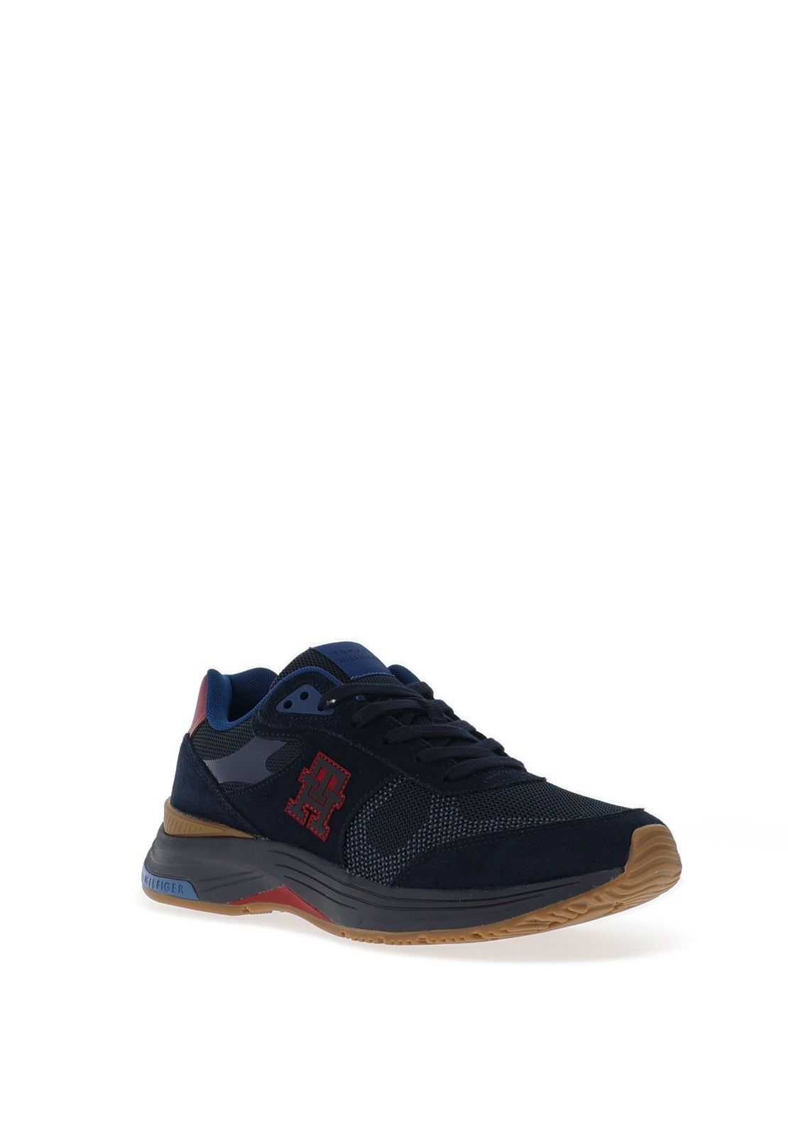 Tommy Hilfiger Modern Prep Mixed Texture Trainers, Desert Sky