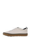 Tommy Hilfiger Men’s Valc Cleat Low Leather Trainers, Misty Coast