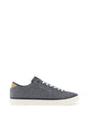 Tommy Hilfiger Men’s Linen Chambray Trainers, Desert Sky