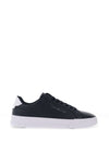 Tommy Hilfiger Pebble Grain Leather Trainers, Desert Sky