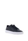 Tommy Hilfiger Pebble Grain Leather Trainers, Desert Sky