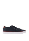 Tommy Hilfiger Men’s Essential Valc Low Leather Trainers, Desert Sky