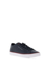 Tommy Hilfiger Men’s Essential Valc Low Leather Trainers, Desert Sky