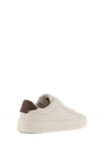 Tommy Hilfiger Leather Textured Court Trainers, Alabaster