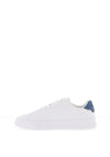 Tommy Hilfiger Court Trainers, White & Chalk Blue