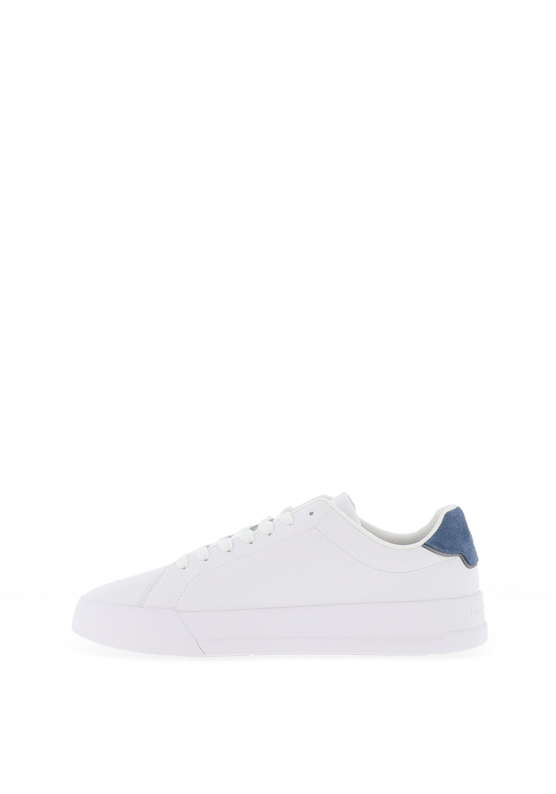 Tommy Hilfiger Court Trainers, White & Chalk Blue