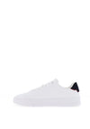 Tommy Hilfiger Court Leather Trainers, White & Navy