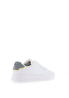 Tommy Hilfiger Pebble Grain Court Trainers, White & Grey
