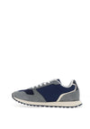 Tommy Hilfiger Eva Mix Trainers, Navy & Grey
