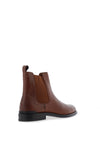 Tommy Hilfiger Leather Chelsea Boots, Winter Cognac