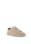 Tommy Hilfiger Debossed Suede Trainers, Light Beige