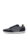 Tommy Hilfiger Mens Chambray Mix Trainers, Desert Sky