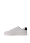 Tommy Hilfiger Court Trainers, White Black & Gold