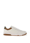 Tommy Hilfiger Basket Core Trainers, Ecru & Army Green