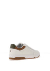 Tommy Hilfiger Basket Core Trainers, Ecru & Army Green