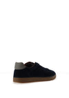 Tommy Hilfiger New York Label Luxe Suede Trainers, Navy Blue