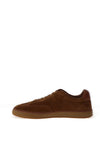 Tommy Hilfiger New York Label Luxe Suede Trainers, Tan