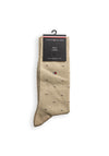 Tommy Hilfiger 2 Pair Micro Pattern Flag Socks, Beige