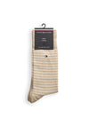 Tommy Hilfiger 2 Pack Stripe Socks, Beige