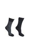 Tommy Hilfiger 2 Pair Classic Herringbone Socks, Black