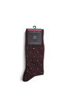 Tommy Hilfiger 2 Pack Dot Socks, Brown & Navy