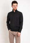 Tommy Hilfiger 1985 Half Zip Sweater, Dark Grey Heather