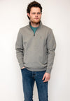 Tommy Hilfiger Essential Half Zip Sweater, Medium Grey Heather