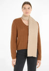 Tommy Hilfiger Monogram Scarf, Beige