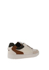 Tommy Hilfiger Mens Mixed Texture Cupsole Basketball Trainers, Ancient White