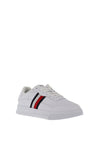 Tommy Hilfiger Mens Signature Tape Cupsole Trainers, White