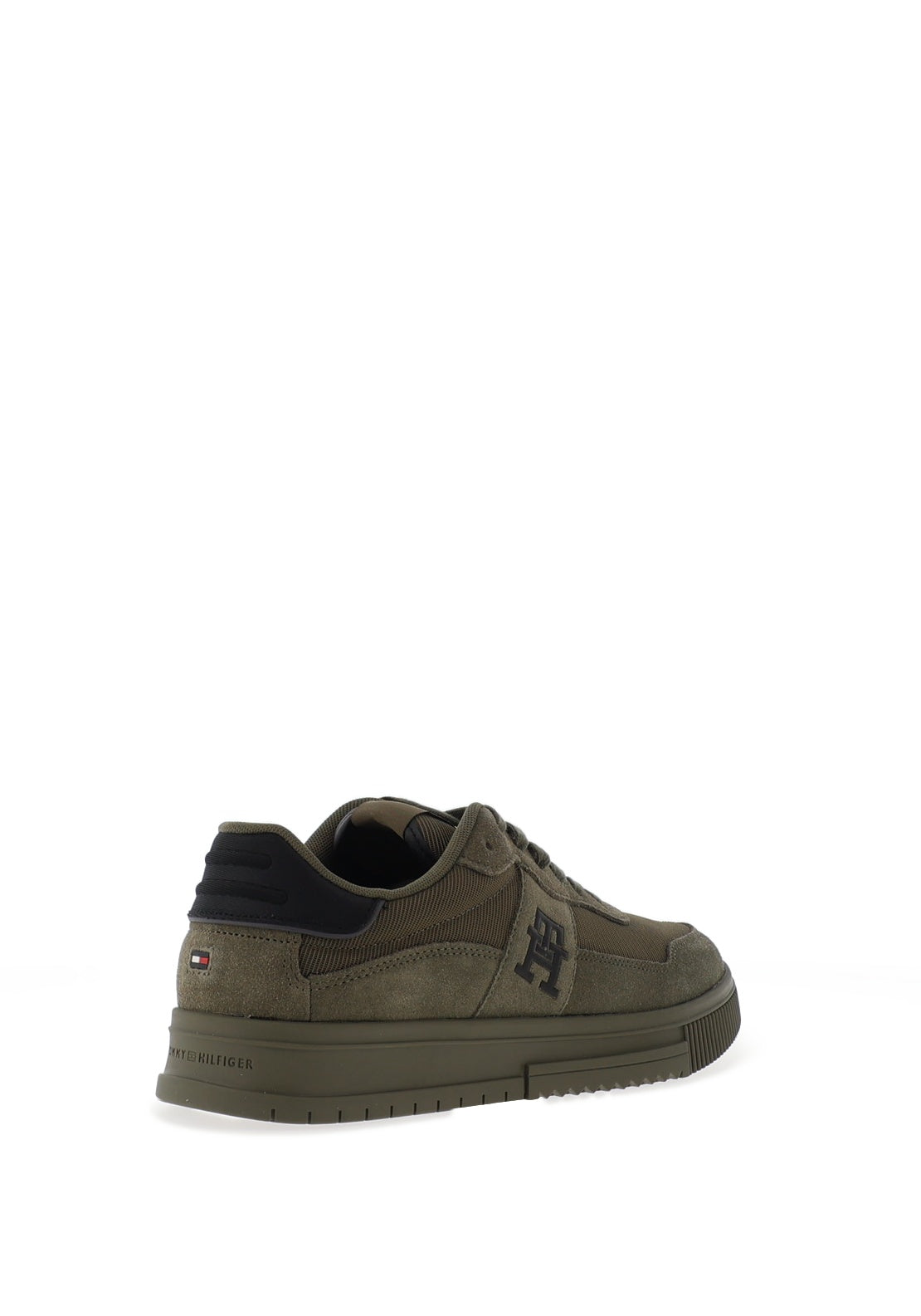 Tommy Hilfiger Mens Cupsole Trainers, Army Green