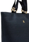 Tommy Hilfiger City Woven Mono Large Tote Bag, Space Blue